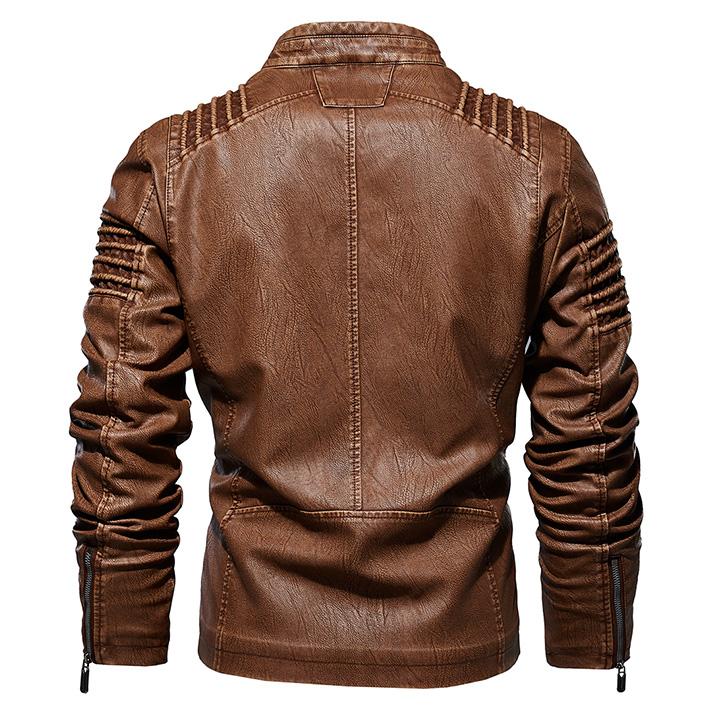 ELM & IVORY | Empire Vegan Leather Jacket