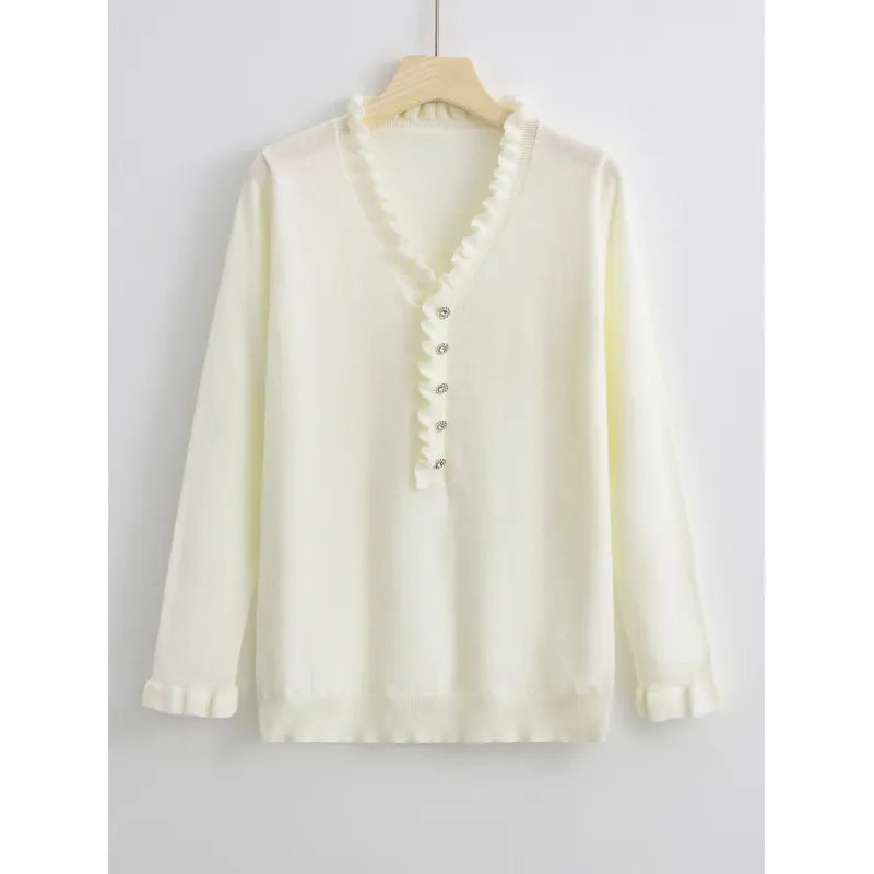 Ruth | Jumper with elegant buttons