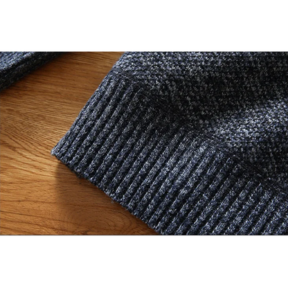 Isaac | Warm knitted zipped jumper