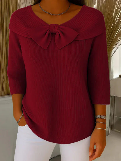 Joanna™ | Soft Knit Bow Sweater
