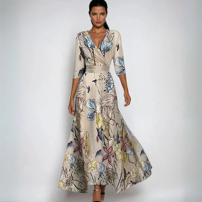 Eliana | Stylish floral wrap dress