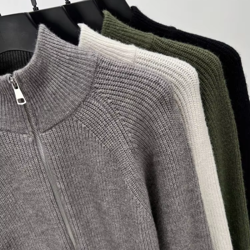Owen | Soft Warm Ribbed Knitted Sweater