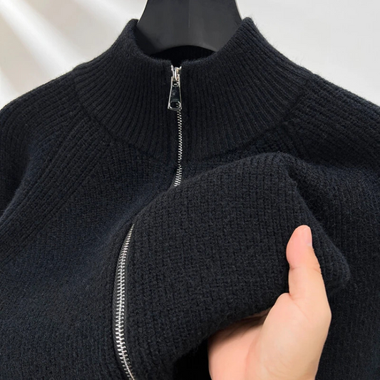 Owen | Soft Warm Ribbed Knitted Sweater