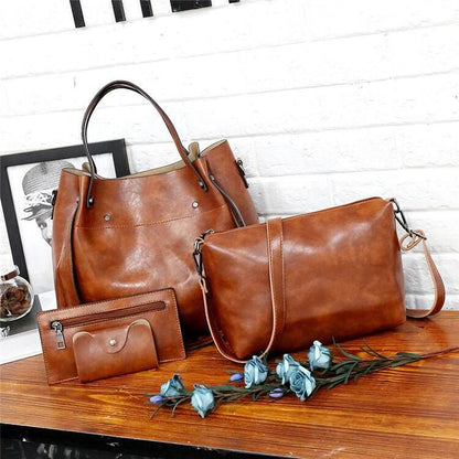 Juliana | 4-piece vintage bag set for women