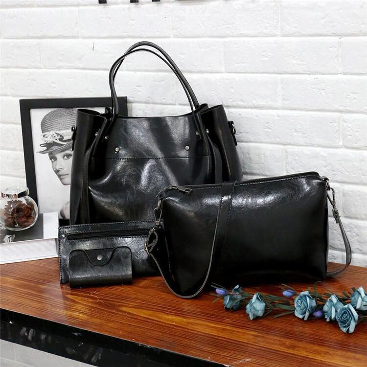 Juliana | 4-piece vintage bag set for women