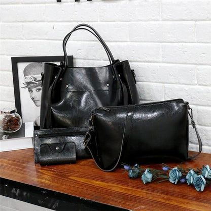 Juliana | 4-piece vintage bag set for women