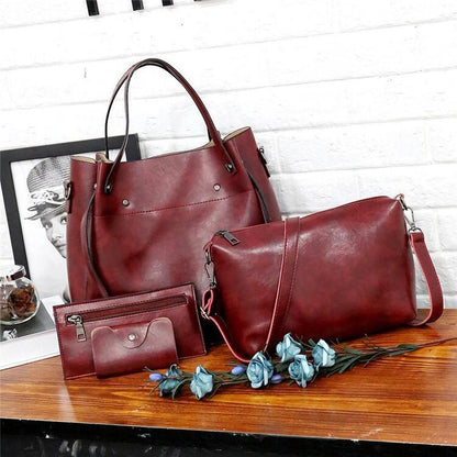 Juliana | 4-piece vintage bag set for women
