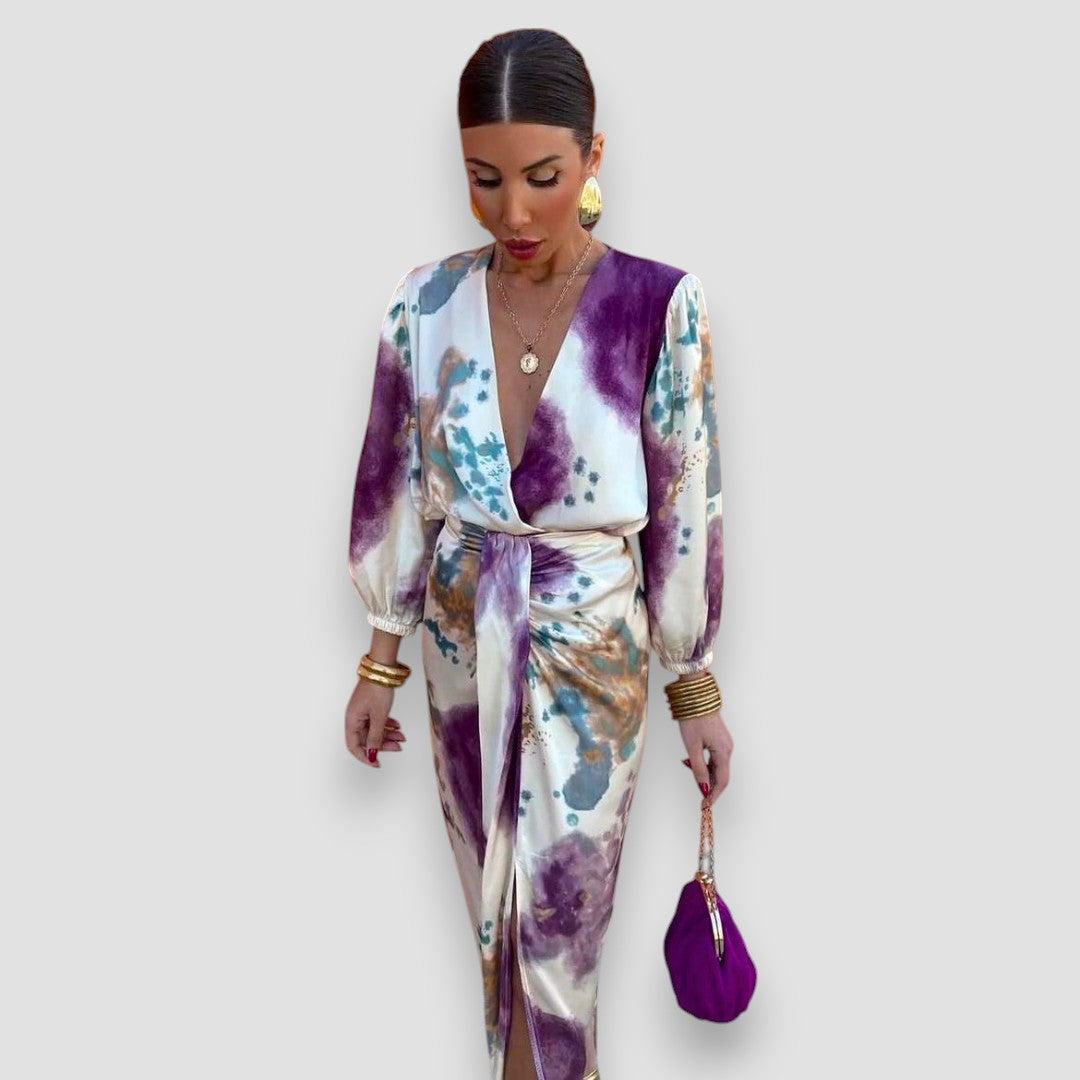 Fiona | Elegant Dress with V-neck