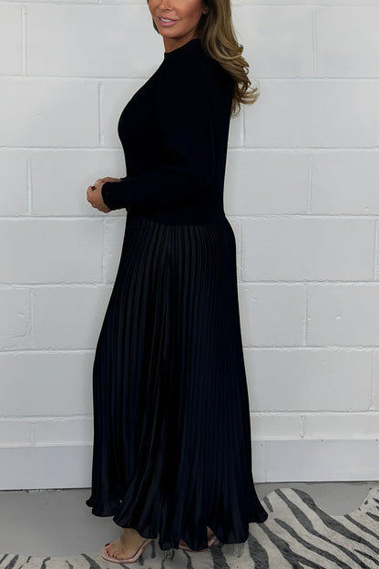 Ella | Unique winter dress with skirt detail