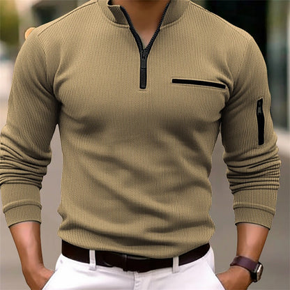 Andrew™ | Long-Sleeve Zip Shirt