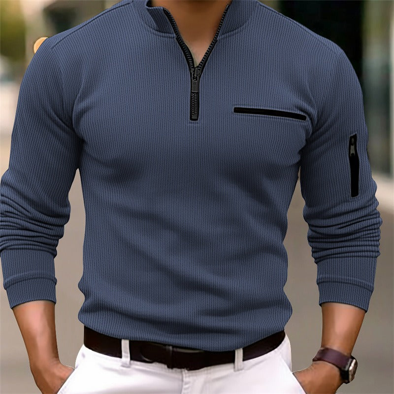 Andrew™ | Long-Sleeve Zip Shirt