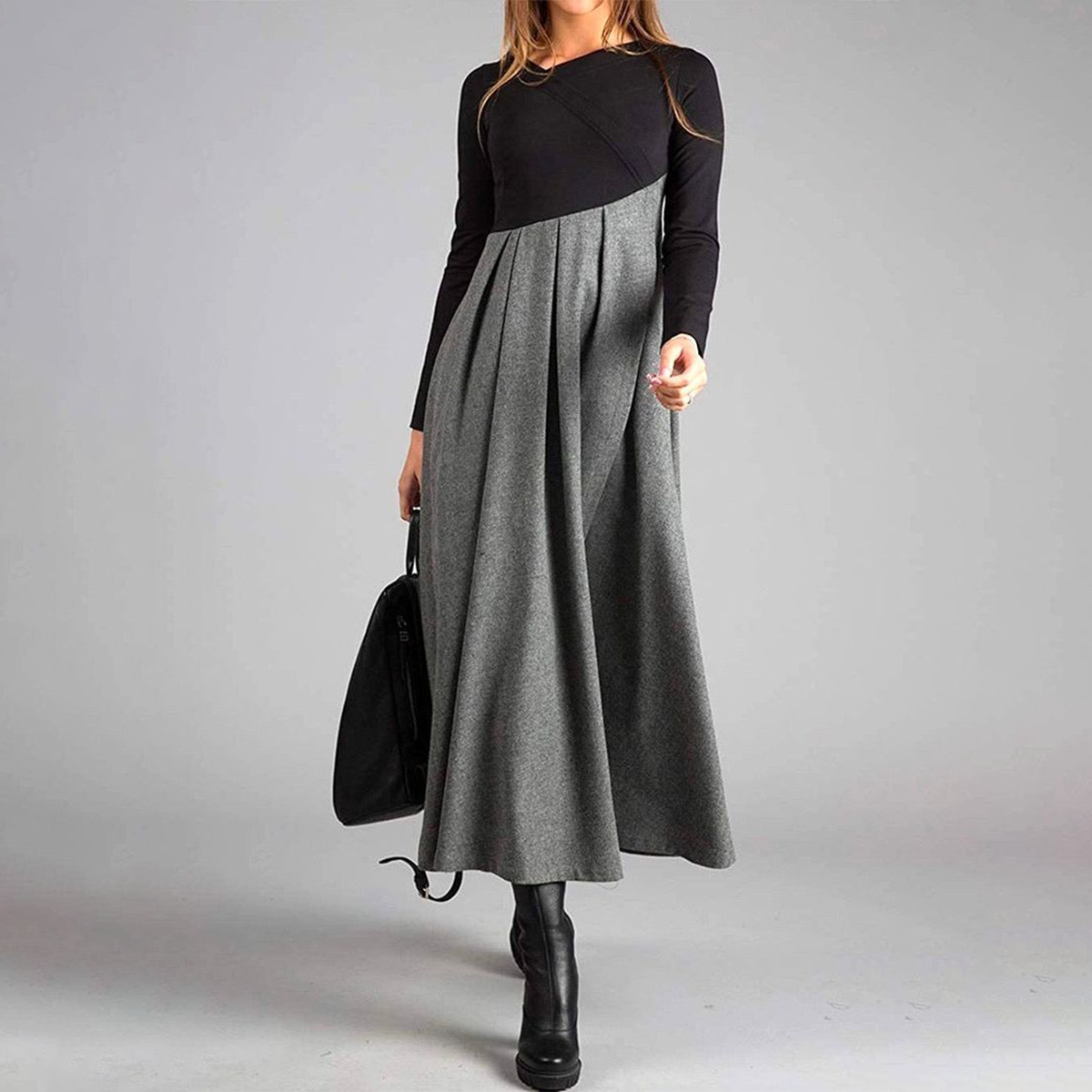 Rowan | Elegant long-sleeved dress