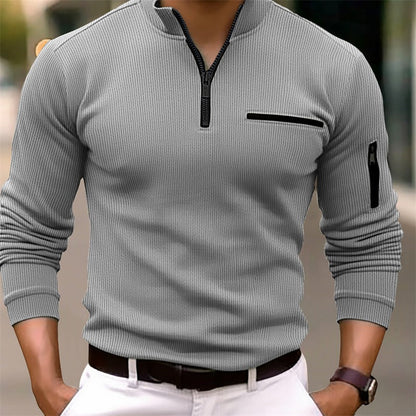 Andrew™ | Long-Sleeve Zip Shirt