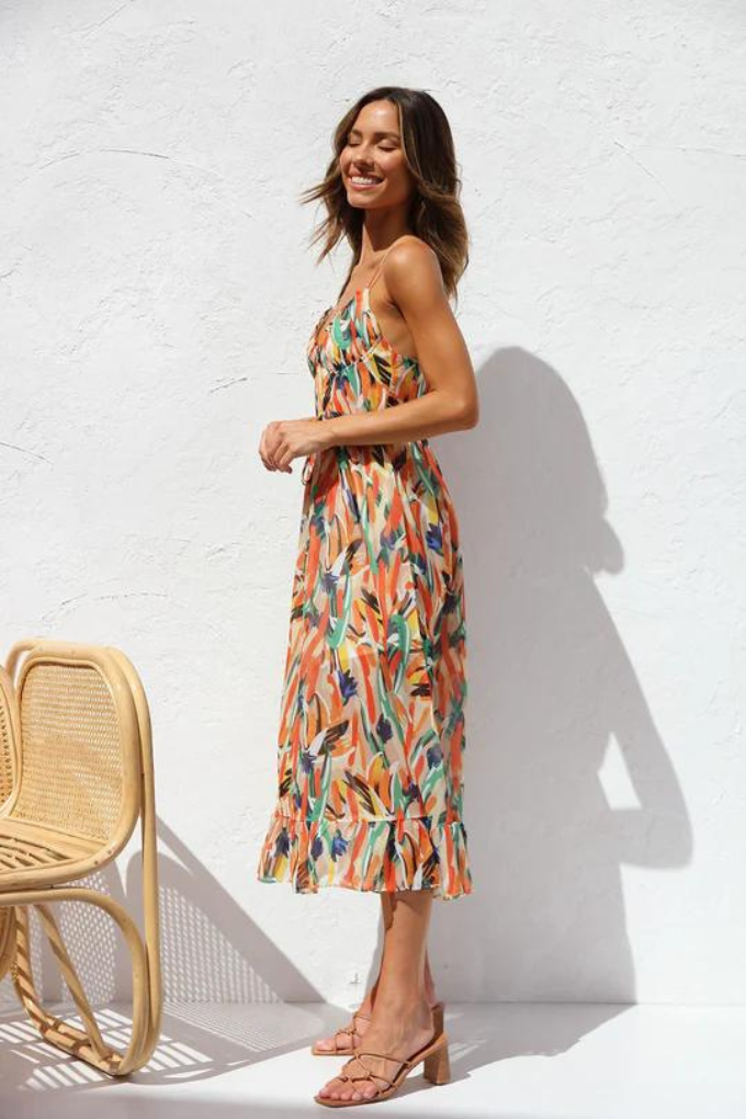 Jemima | Fashionable midi dress