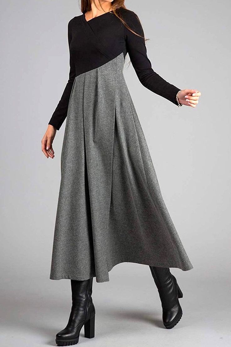 Rowan | Elegant long-sleeved dress