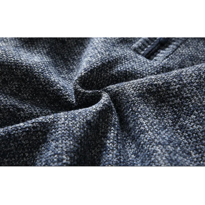 Isaac | Warm knitted zipped jumper