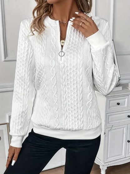 Dahlie | Elegant zip jumper