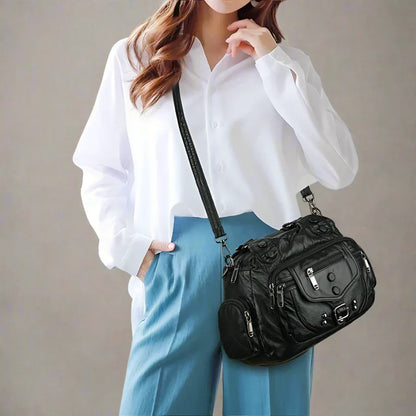 Eva | Stylish Soft-Touch Shoulder Bag