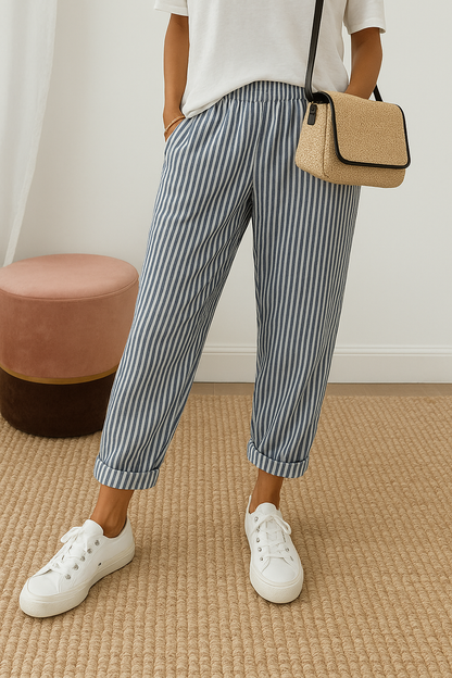 Keira | Comfortable striped trousers