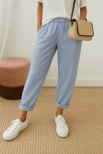 Keira | Comfortable striped trousers