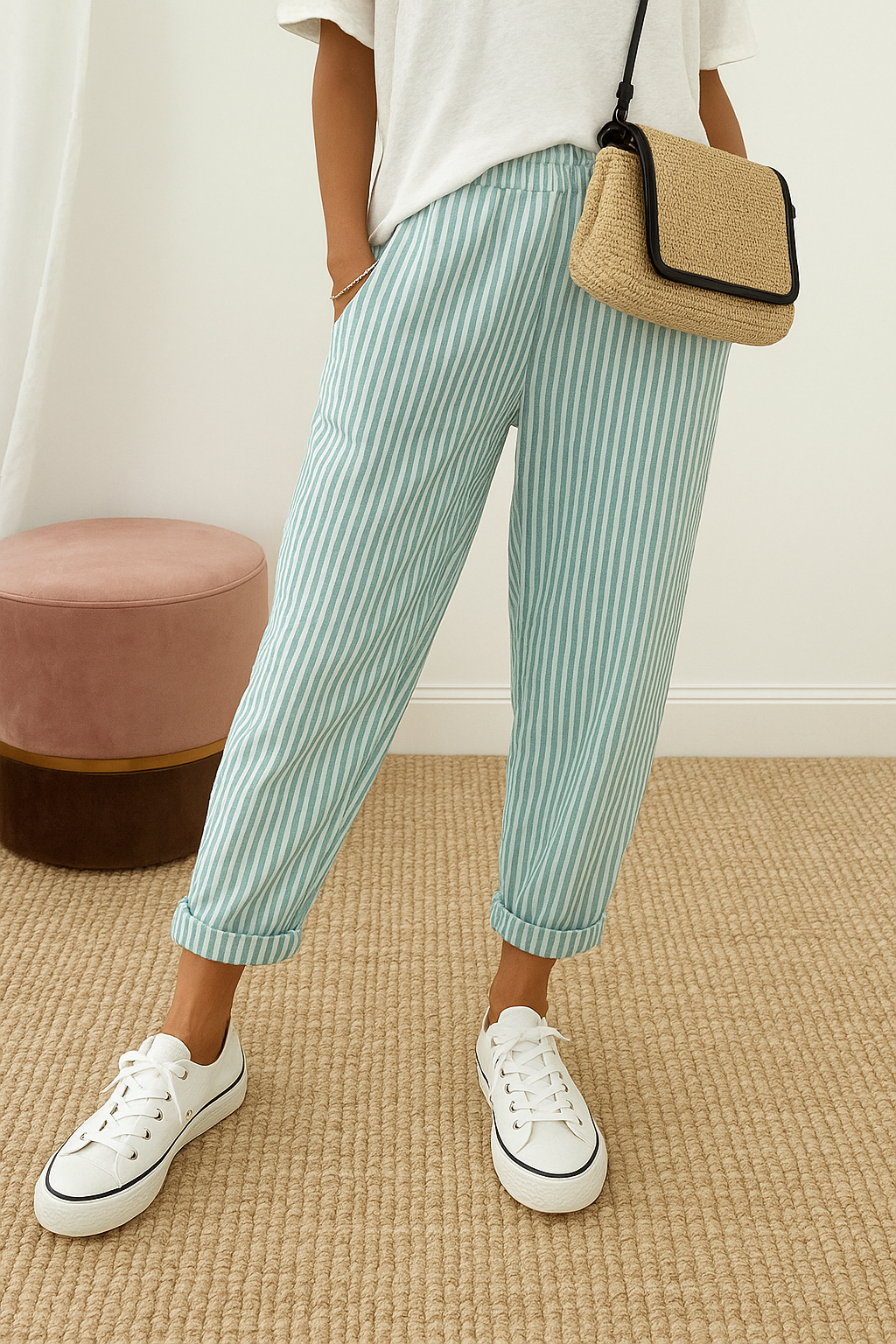 Keira | Comfortable striped trousers