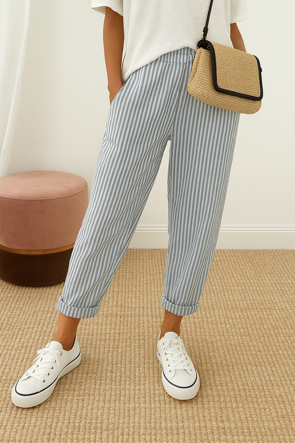 Keira | Comfortable striped trousers
