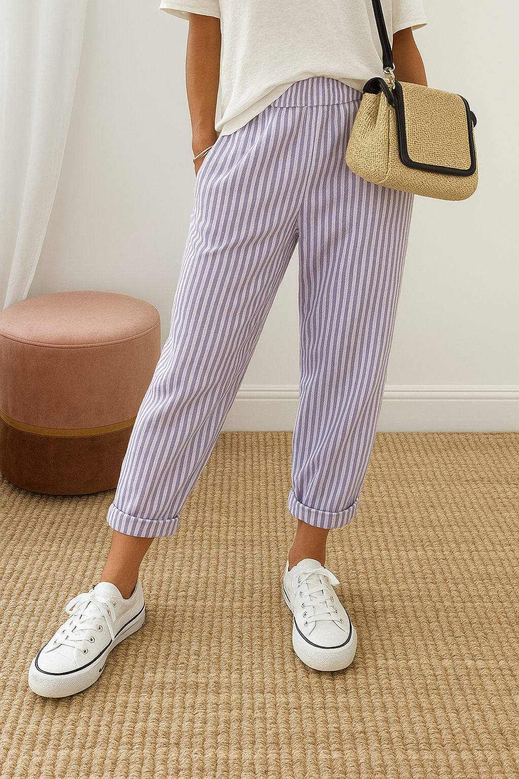 Keira | Comfortable striped trousers