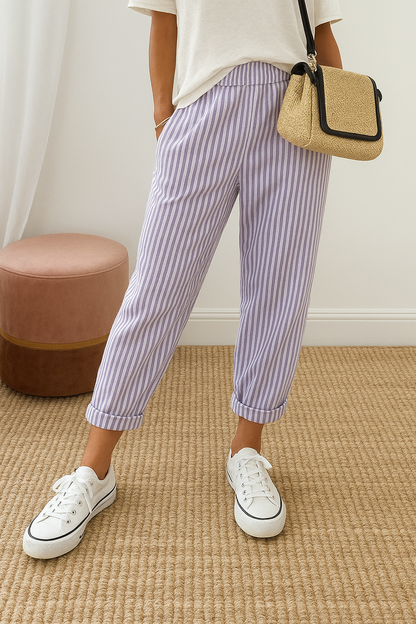 Keira | Comfortable striped trousers