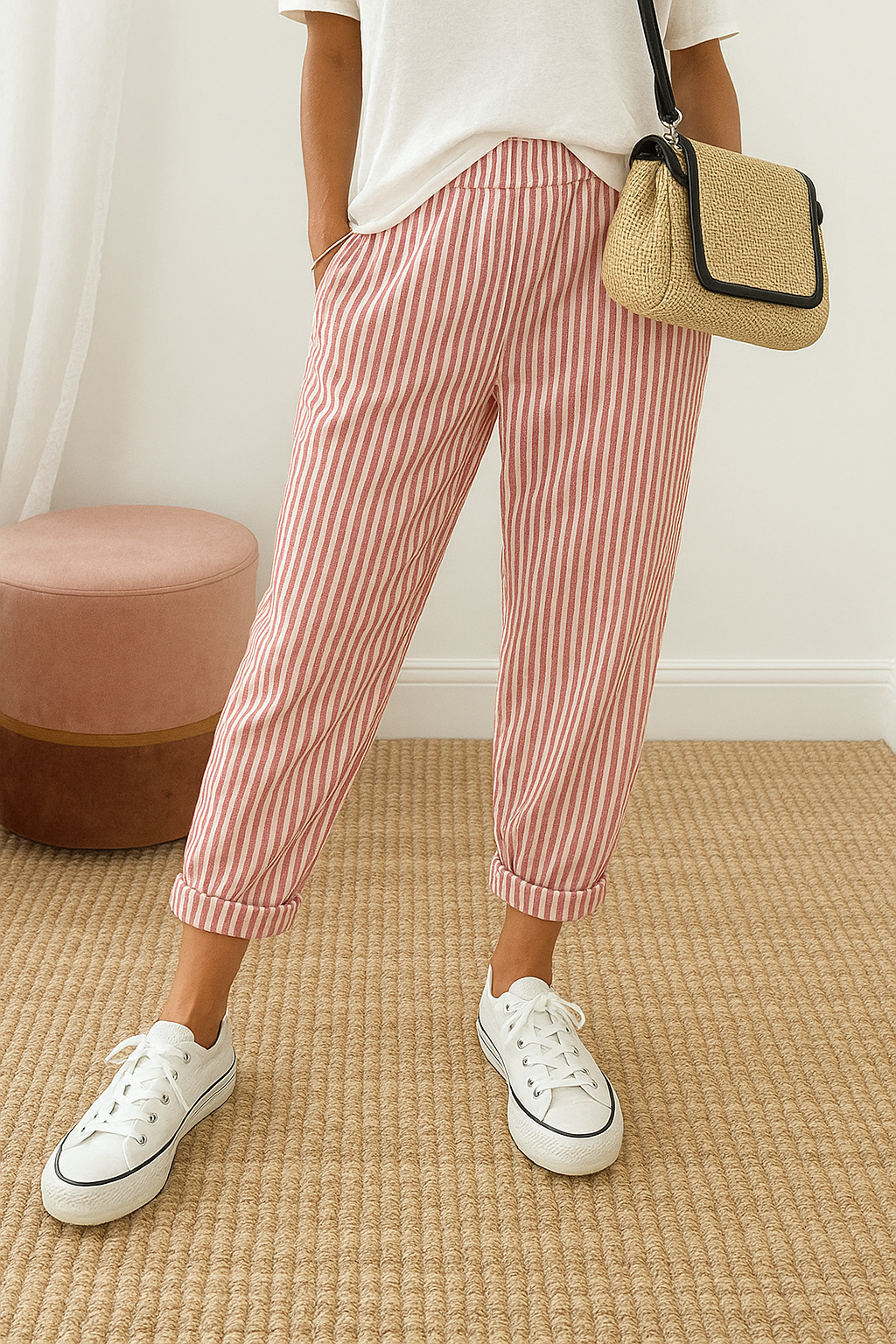 Keira | Comfortable striped trousers