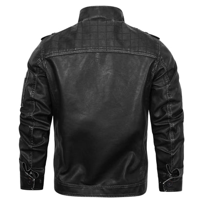 ELM & IVORY | Formal Vegan Leather Jacket for Men