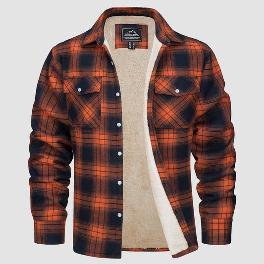 Norman | Lined checked shirt jacket