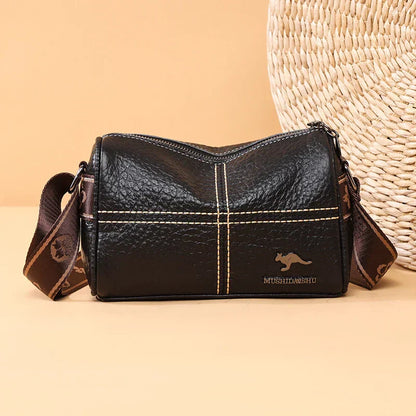 Evangeline | Stylish shoulder bag with stone grain pattern