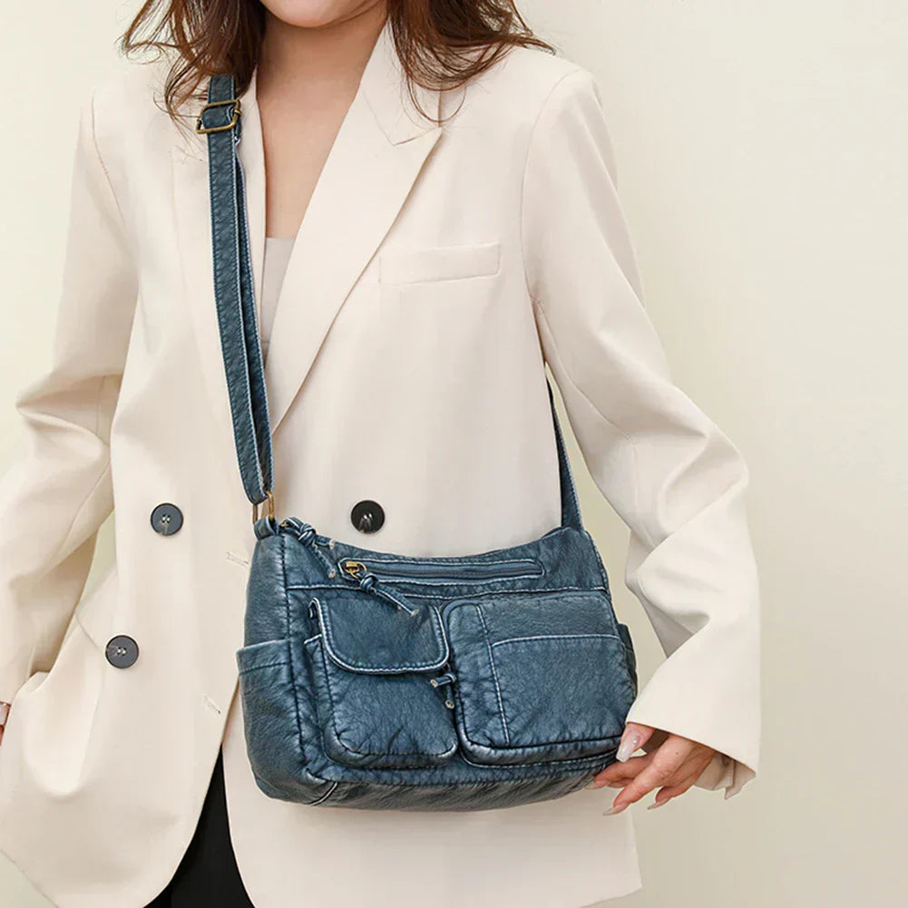 Maggie | Vintage-Style Shoulder Bag with Multiple Compartments