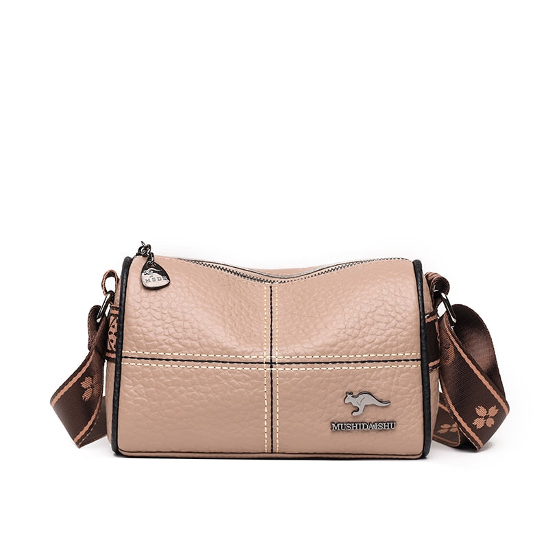 Evangeline | Stylish shoulder bag with stone grain pattern