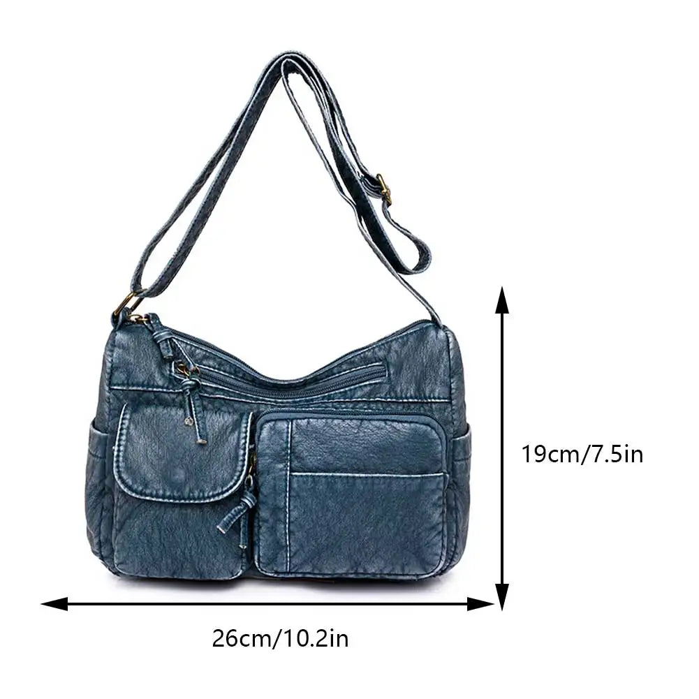 Maggie | Vintage-Style Shoulder Bag with Multiple Compartments