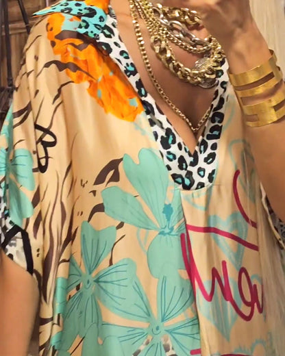 Elise | Casual dress with V-neckline