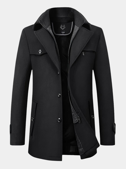 ELM & IVORY | Elegant Structured Men's Coat