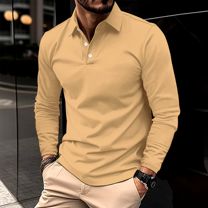 Bernard | Classic long-sleeved polo shirt