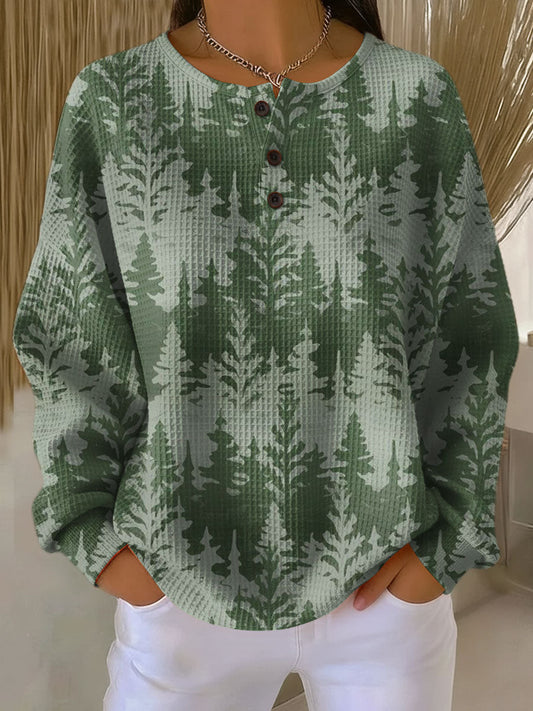 Inga™ | Christmas knit sweater with classic tree design
