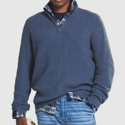 Martin | Men's Zipped Knitted Jumper