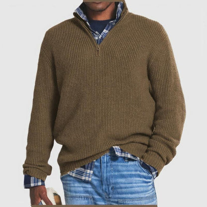 Martin | Men's Zipped Knitted Jumper