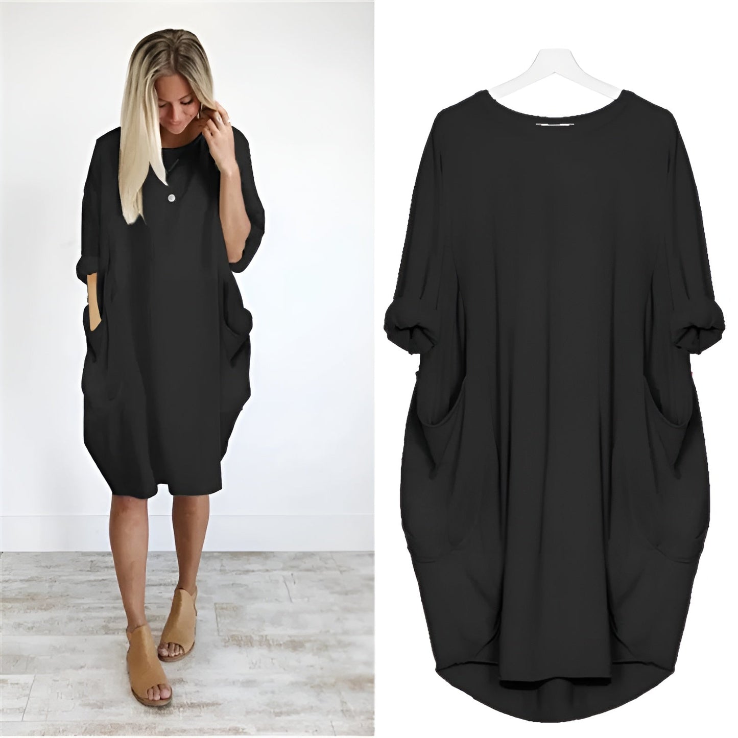 Davina | Women's Dress with Pockets (1+1 Free)