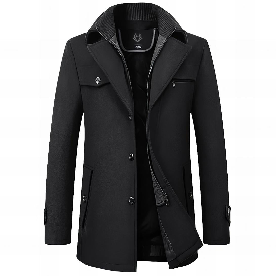 ELM & IVORY | Elegant Structured Men's Coat