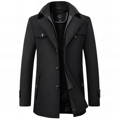 ELM & IVORY | Elegant Structured Men's Coat