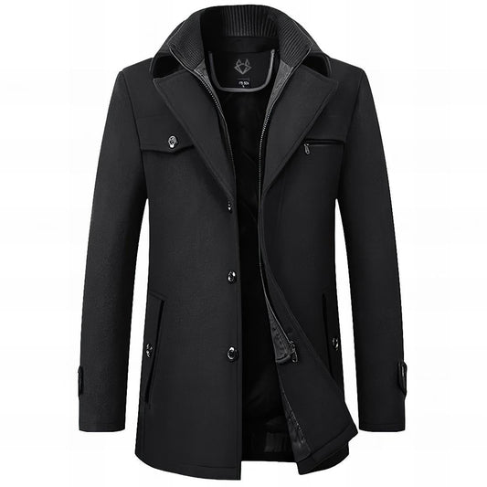 ELM & IVORY | Elegant Structured Men's Coat