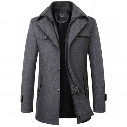 ELM & IVORY | Elegant Structured Men's Coat