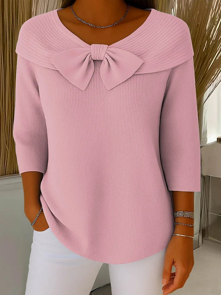 Joanna™ | Soft Knit Bow Sweater