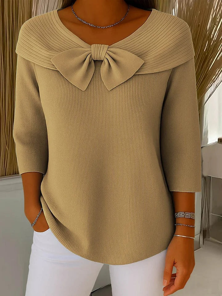 Joanna™ | Soft Knit Bow Sweater