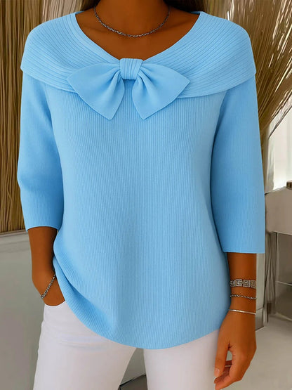 Joanna™ | Soft Knit Bow Sweater