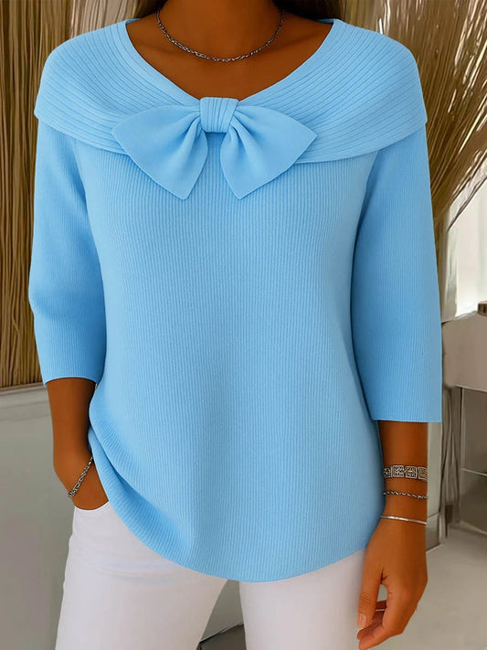 Joanna™ | Soft Knit Bow Sweater